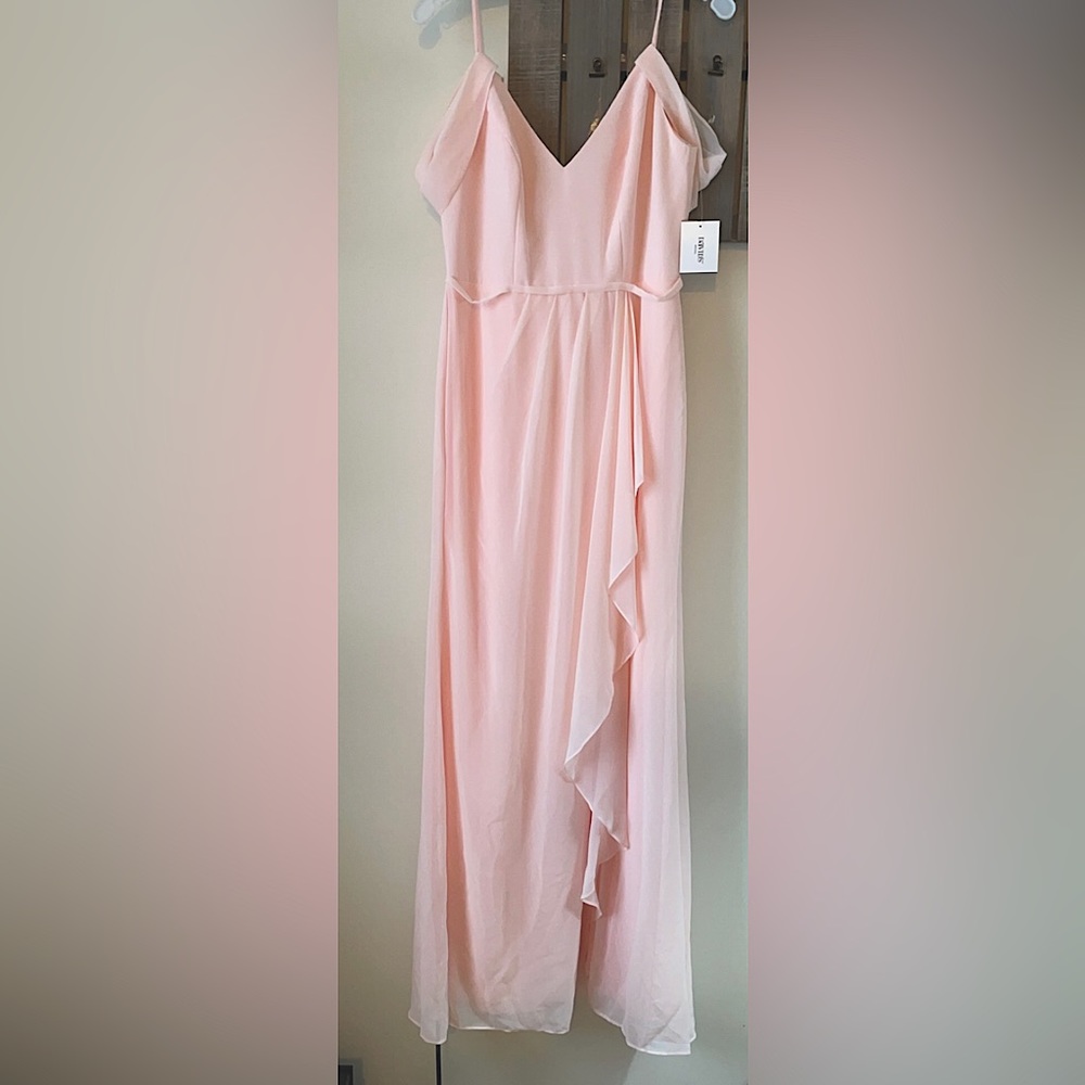 Light pink bridesmaid dress/ formal dress
